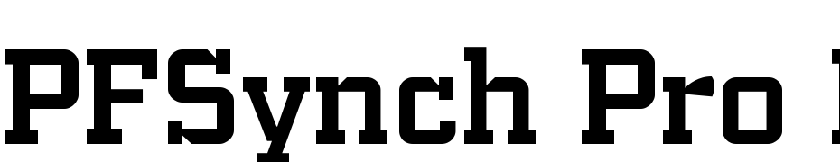 PFSynch Pro Medium Yazı tipi ücretsiz indir
